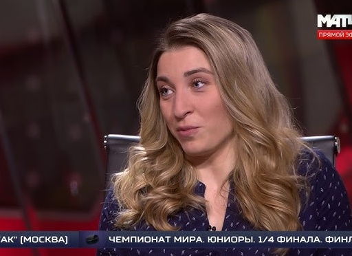 Велотрек. Чемпионат мира.</p>
<p>Шмелева и Дмитриев выиграли золото, Войнова – 3