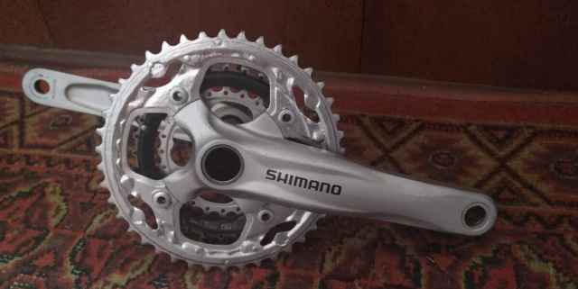 Система Shimano FC-M552. Тройная