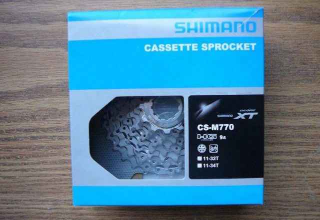 Новая кассета Shimano Deore XT CS-M770 11-32