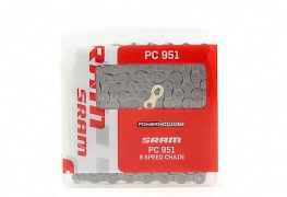 Цепь Sram PC 951 на 9 скоростей с замком