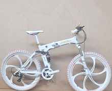 Велосипед Ламборгини (цвет - белый, шипы)
