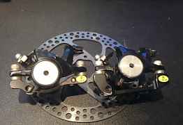 Тормоз дисковый (перед.+зад.) Promax + 2 Ротор 160