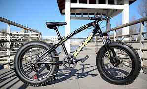 Велосипед FatBike 26'X7 спицы120кг New собранный