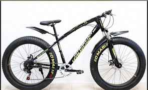 Велосипед FatBike 26'X7 спицы120кг New собранный