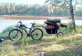 Велоприцеп, велотрейлер "Караван" трансоформер