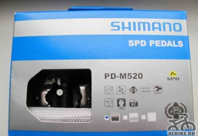 Контантные педали Shimano M520