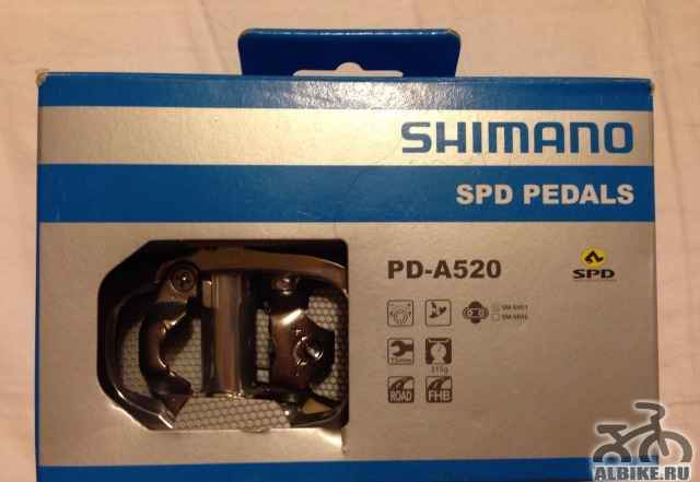 Контактные педали Shimano PD-A520