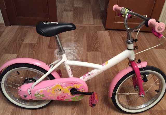 Велосипед для девочки 4-6 лет Btwin
