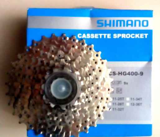 Кассета 9 скоростей, shimano CS-HG400-9, 11-32Т