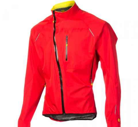 Дождевик Mavic HC H2O Rainjacket красного цвета