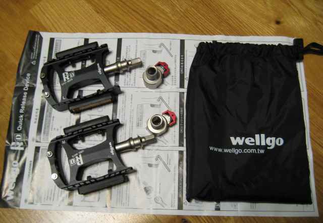 Педали быстросъемные Wellgo QRD-M079 на промподшип