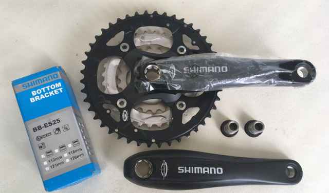 Сиситема Shimano FC-M521 + каретка ББ-ES25