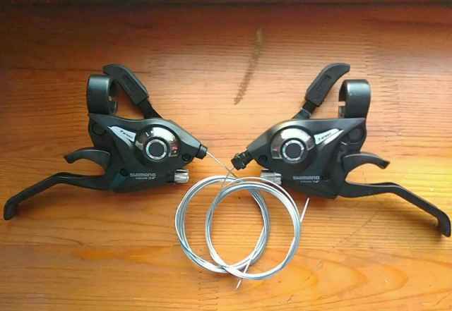 Комборучки shimano. Новые. 3*8, 3*7