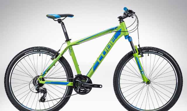 Велосипед Куб AIM 26, рама: 18", lime/blue