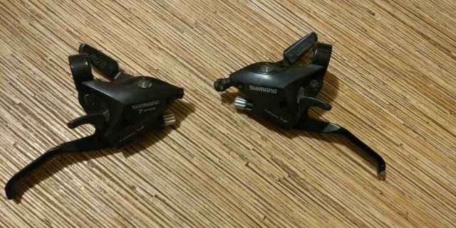  шифтеры shimano st-ef50 (3x7 скоростей)