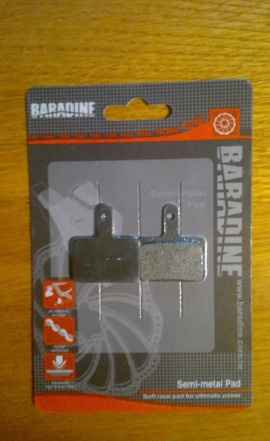 Передние колодки Baradine DS10 для диск. тормозов