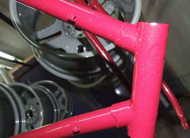 Порошковая покраска велосипеда