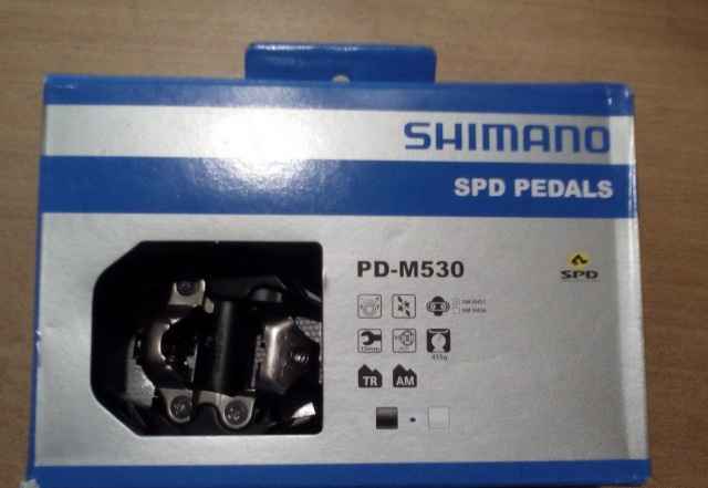 Педали контактные мтб Shimano M530 SPD Трейл