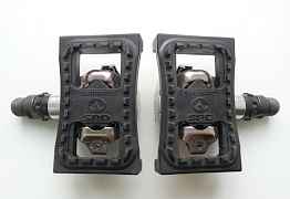 Педали Shimano PD-M520 с платформами SM-PD22