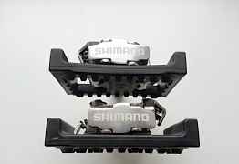 Педали Shimano PD-M520 с платформами SM-PD22