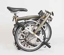 Складной велосипед Brompton P6R Grey/Lime Green