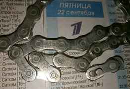 Shimano СЛХ HG81, 10 скоростей + цепь Sram PC 1051