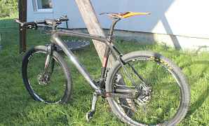 Карбоновый велосипед MTB 27,5" рама 21"