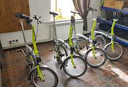 Складной велосипед Brompton M6L Grey/Lime Green