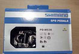 Педали контактные мтб Shimano M530 SPD Трейл