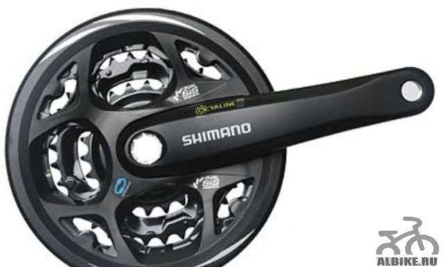 Шатуны под шлицы shimano altus новые