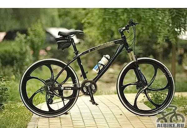 Велосипед БМВ x4 диски литые, цветчерный