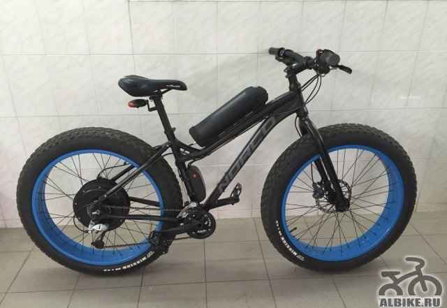 Велосипед fatbike с электродвигателем новый