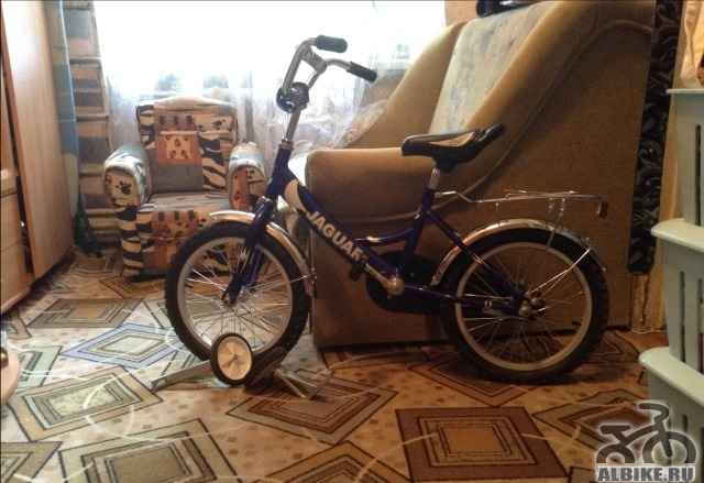 Детский супер крутой новый велосипед)