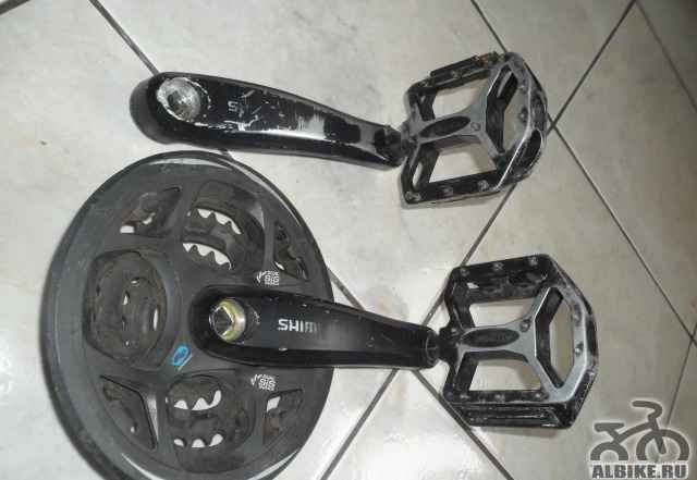 Shimano FC-M311 Altus + Педали