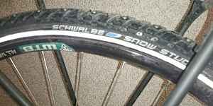 Schwalbe 29er 1.50 зимние шипованнаые покрышки