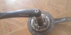 Shimano каретка с шатунами