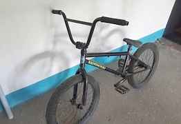 BMX Haro(кастом) черный + 2 пеги