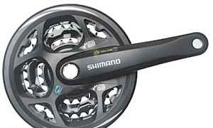 Шатуны под шлицы shimano altus новые