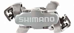 Педали контактные Shimano PD-M520 (серебро)