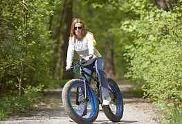 Велосипед fatbike с электродвигателем новый