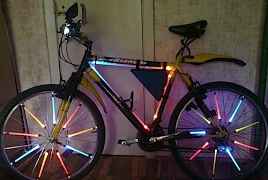 LED подсветка велосипеда