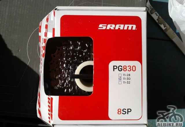 Кассета sram PG830, адаптер iscg05