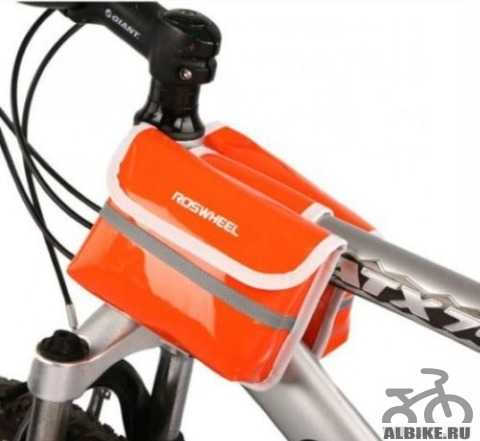 Сумка для велосипеда Roswheel оранжевая новая