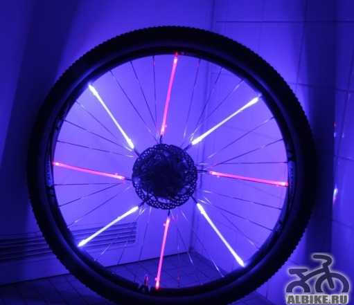 Светодиодная подсветка на колёсо