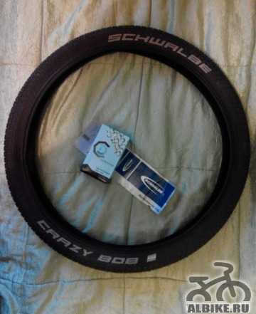 Новая покрышка Schwalbe Crazy Bob 24х2.35 + Камера