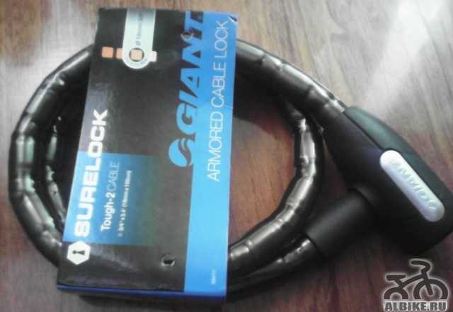 Велосипедный замок Surelock Tough-2 cable