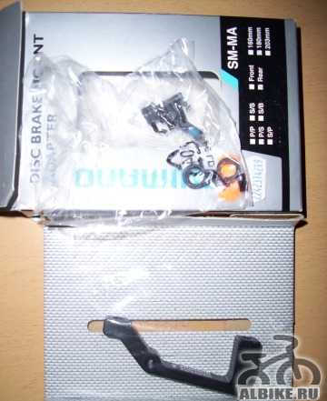 Адаптер дискового тормоза Shimano, SM-MA-R160P/S - Фото #1